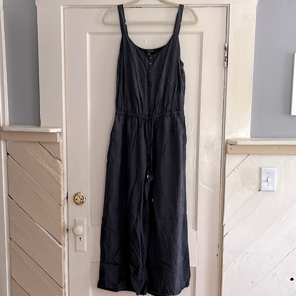 Gray Wide Leg Jumpsuit